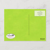 Lucky Scottie Dog Personalized Briefkaart (Achterkant)
