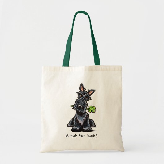 Lucky Scottie Dog Tote Bag (Voorkant)