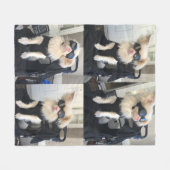 Lucky Second Chance bij Life Blanket Medium Fleece Deken (Voorkant (Horizontaal))