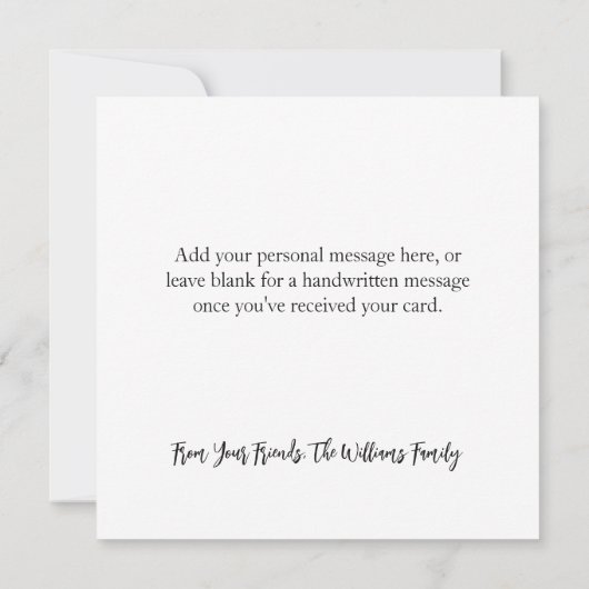 Lucky Serpent Clover All Snakes Day Kaart (Achterkant)