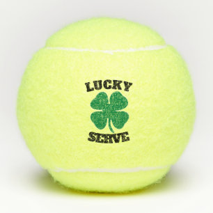 Lucky Serve met Shamrock Tennisballen