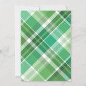 Lucky Seven Birthday Invitation Kaart (Achterkant)