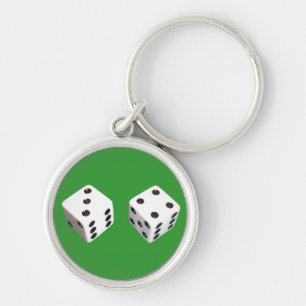 Lucky Seven Dice Roll Sleutelhanger
