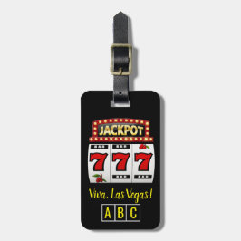 Lucky Seven Jackpot Bagagelabel