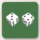 Lucky Seven Roll of Dice Drankjes Onderzetter (Voorkant)