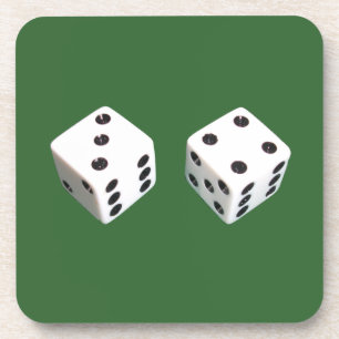 Lucky Seven Roll of Dice Drankjes Onderzetter