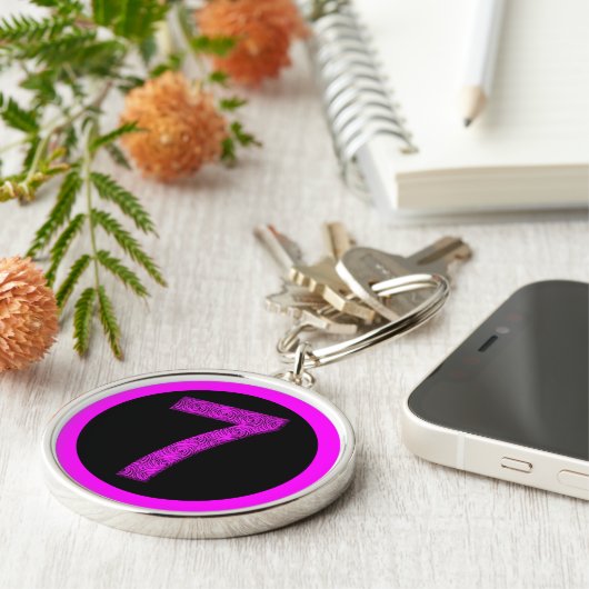 Lucky Seven Vibrational Sleutelhanger (Zijkant)