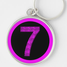 Lucky Seven Vibrational Sleutelhanger