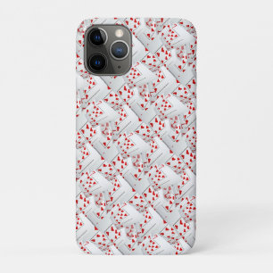 Lucky Sevens Diamonds en Hearts Poker kaarten, Case-Mate iPhone Case