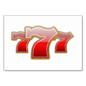Lucky Sevens - Slot Machine Jackpot Kaart (Achterkant)