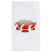 Lucky Sevens - Slot Machine Jackpot Klein Cadeauzakje (Achterkant)