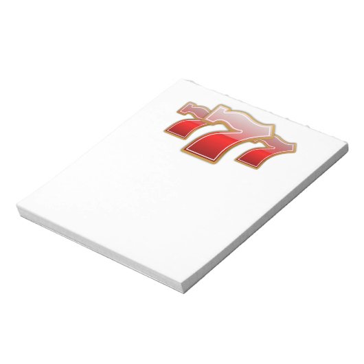 Lucky Sevens - Slot Machine Jackpot Notitieblok (Linkerzijde)