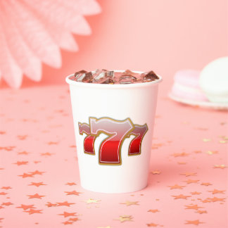 Lucky Sevens - Slot Machine Jackpot Papieren Bekers