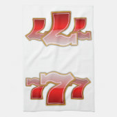 Lucky Sevens - Slot Machine Jackpot Theedoek (Verticaal)