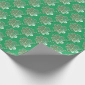 Lucky Shabby Chic 4Leaf Clover Cadeaupapier (Hoek)