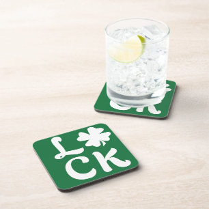 Lucky Shamrock Bier Onderzetter