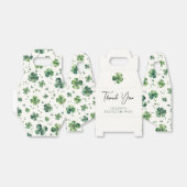 Lucky Shamrock Bruiloft Dank Je Bedankdoosjes (Uitgevouwen)