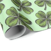 Lucky Shamrock Cadeaupapier (Rol Hoek)