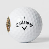 Lucky Shamrock Callaway Warbird Golf Ball Golfballen (Logo)
