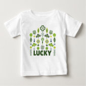 Lucky Shamrock Clover Floral Minimalist (Voorkant)
