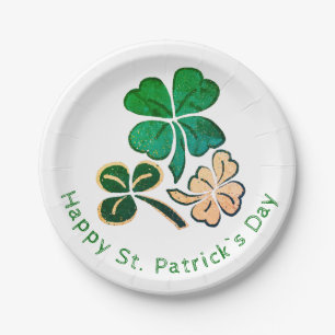 Lucky Shamrock Clover Happy St. Patrick's day Papieren Bordje