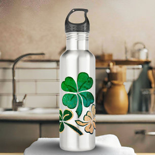 Lucky Shamrock Clover Happy St. Patrick's day Waterfles