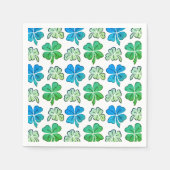 Lucky Shamrock Clover Pattern St. Patrick's day Servet (Voorkant)