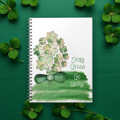 Lucky Shamrock Clover Waterverf Notitieboek