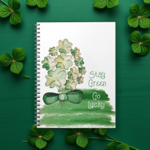 Lucky Shamrock Clover Waterverf