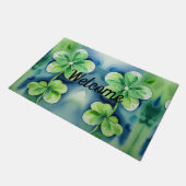 Lucky Shamrock Deurmat (Schuin)