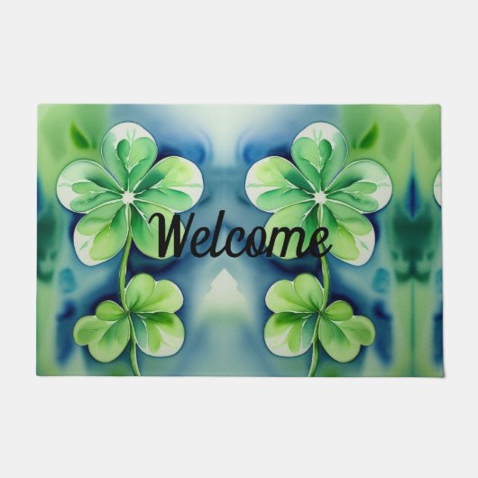 Lucky Shamrock Deurmat (Voorkant)