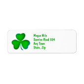 Lucky Shamrock Etiket (Voorkant)
