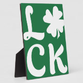 Lucky Shamrock Fotoplaat (Zijkant)