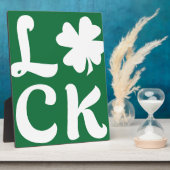 Lucky Shamrock Fotoplaat (Zijkant)