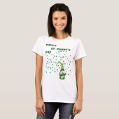 Lucky Shamrock Gnome St. Paddy's Day T-shirt (Voorkant volledig)