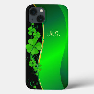 Lucky Shamrock goud faux glitter golf Case-Mate iPhone Case