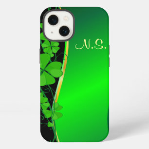 Lucky Shamrock goud faux glitter golf iPhone 13 Hoesje