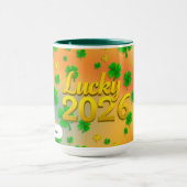 Lucky Shamrock Groen Mok (Midden)