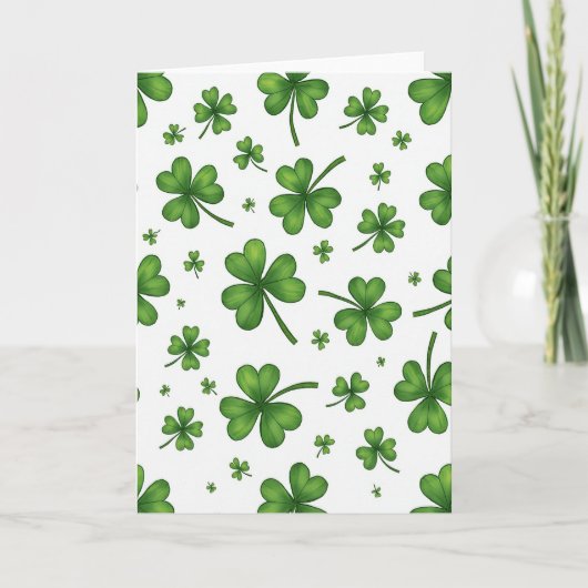 Lucky Shamrock Groene kaart (Voorkant)