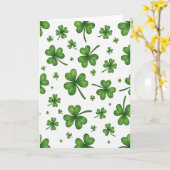 Lucky Shamrock Groene kaart (Gele Bloem)