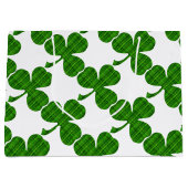 Lucky Shamrock Grote Geschenktas Large Cadeautasje (Voorkant)
