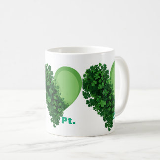 Lucky Shamrock Heart Mok | St. Patrick's Day