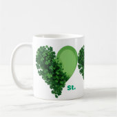 Lucky Shamrock Heart Mok | St. Patrick's Day (Links)