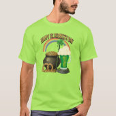 Lucky Shamrock Hoefijzer Irish Pride T-shirt (Voorkant)