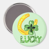 Lucky Shamrock & Hoefijzer Magneet (Voorkant / Achterkant)