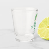 Lucky Shamrock hoefijzer St Patricks Day Beer Shot Glas (Links)