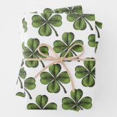 Lucky Shamrock Inpakpapier Vel (In situ)