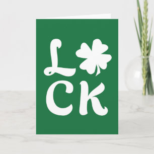 Lucky Shamrock Kaart