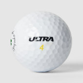 Lucky Shamrock kan altijd op je rug zijn Golfballen (Logo)