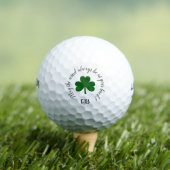 Lucky Shamrock kan altijd op je rug zijn Golfballen (Insitu Shirt)